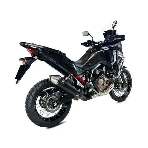 IXRACE HONDA CRF 1100 AFRICA TWIN / 2020 2024 pot d'échappement GOBI BLACK VH6046SB - EURO5+