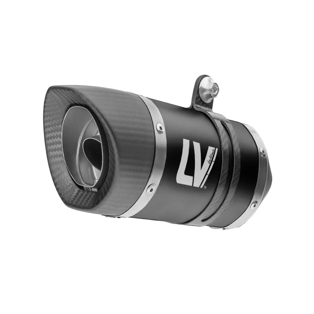 LEOVINCE DUCATI HYPERMOTARD 698 / 2024 2025 LV PRO INOX BLACK double pot d'échappement NON HOM - 14458BU