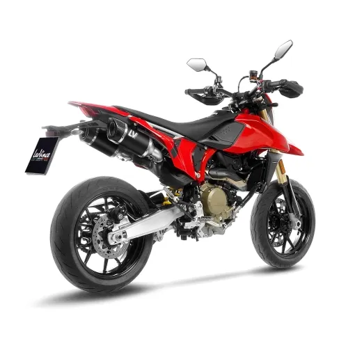 LEOVINCE DUCATI HYPERMOTARD 698 / 2024 2025 LV PRO INOX BLACK double pot d'échappement NON HOM - 14458BU