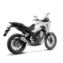 LEOVINCE HONDA CB 500 / NX / F / HORNET / 2019 2025 LV-10 INOX silencer exhaust NOT APP - 15236NU