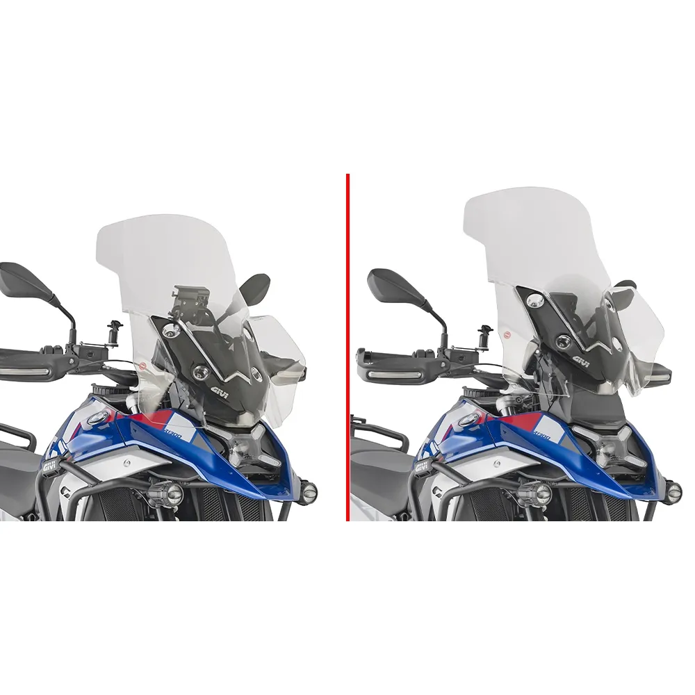 GIVI bulle haute protection BMW R 1300 GS / 2024 2025 (sans radar) - hauteur 65 cm - D5144ST