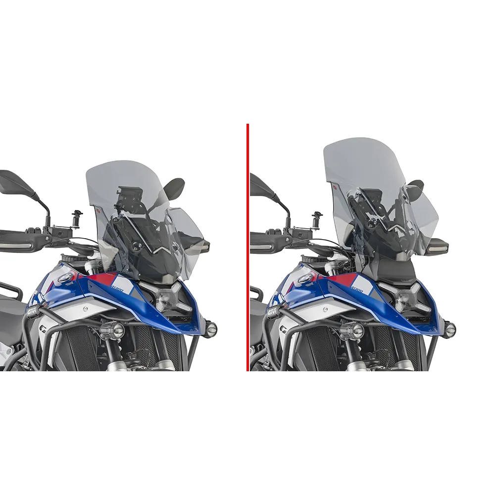 GIVI bulle haute protection BMW R 1300 GS / 2024 2025 (sans radar) - hauteur 43 cm - D5144S