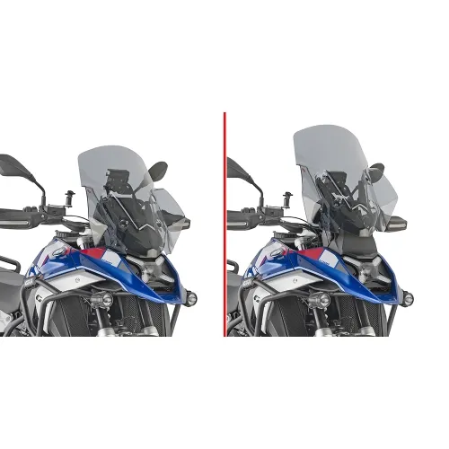 GIVI bulle haute protection BMW R 1300 GS / 2024 2025 (sans radar) - hauteur 43 cm - D5144S