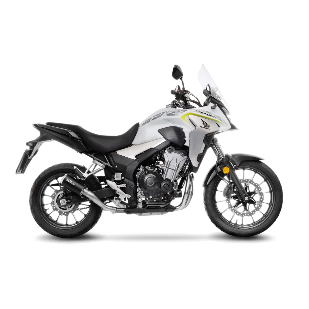 LEOVINCE HONDA CB 500 / NX / F / HORNET / 2019 2025  LV-10 INOX BLACK silencer exhaust NOT APP - 15236BNU