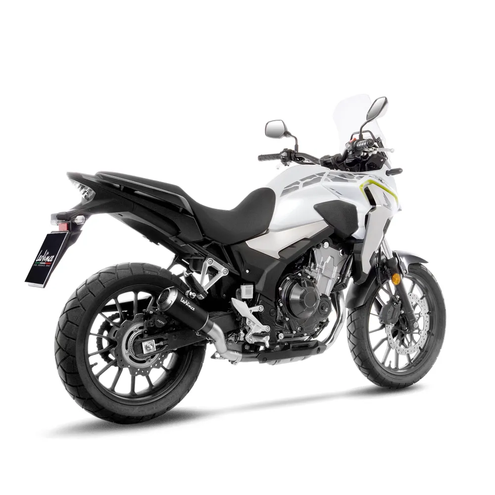 LEOVINCE HONDA CB 500 / NX / F / HORNET / 2019 2025  LV-10 INOX BLACK silencer exhaust NOT APP - 15236BNU