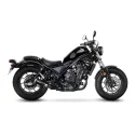 LEOVINCE HONDA CMX 300 REBEL / 500 / 2017 2024 LV-10 INOX BLACK pot échappement NON HOM - 15224BU
