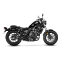 LEOVINCE HONDA CMX 300 REBEL / 500 / 2017 2025 LV-10 INOX FULL BLACK silencer exhaust NOT APP - 15224FBU