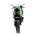 LEOVINCE KAWASAKI Z 500 / 400 / NINJA / 2018 2025 LV-10 INOX FULL BLACK silencer exhaust NOT APP - 15218FBU