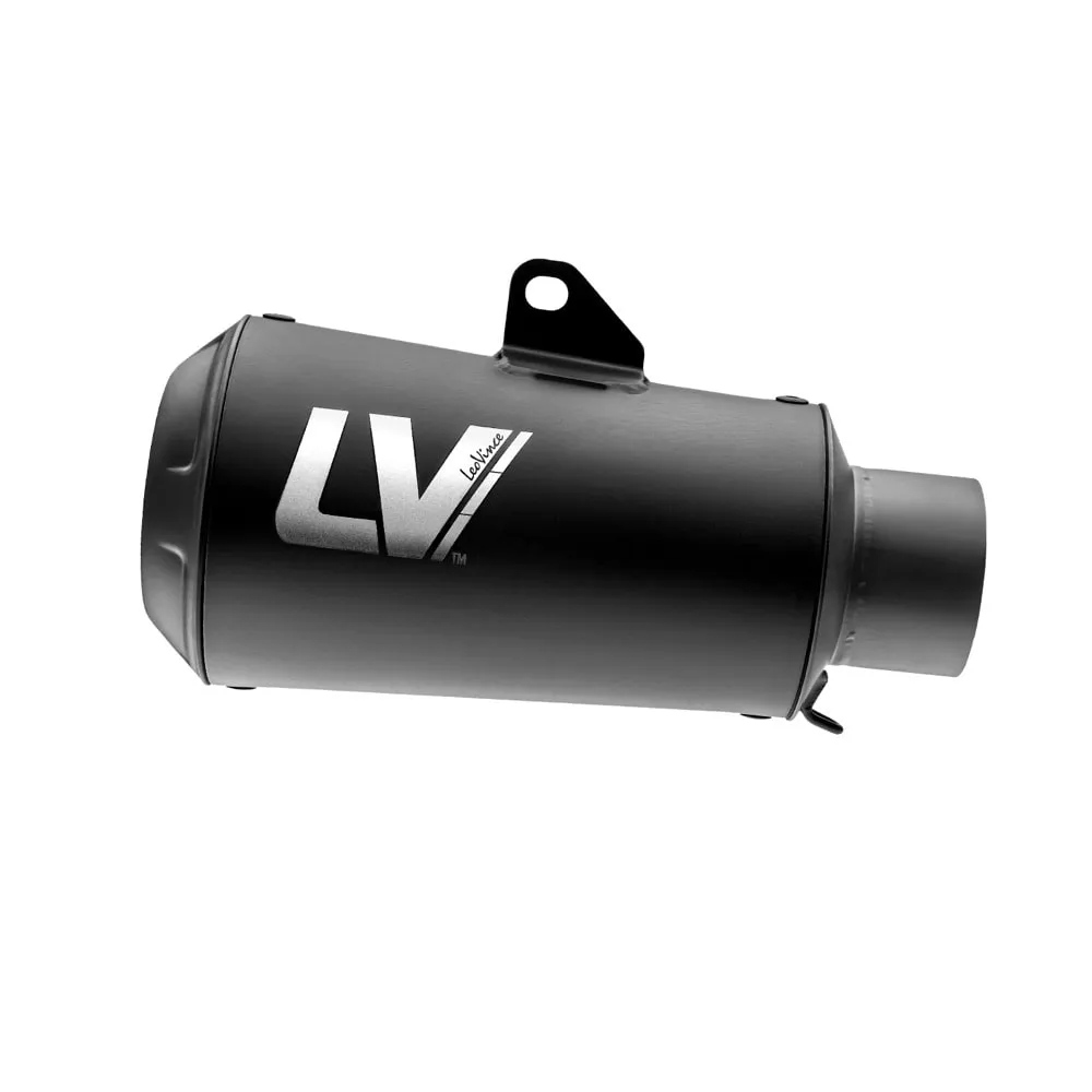 LEOVINCE KAWASAKI Z 500 / 400 / NINJA / 2018 2025 LV-10 INOX FULL BLACK silencer exhaust NOT APP - 15218FBU