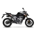 LEOVINCE KTM 790 DUKE / 890 / 2018 2023 LV-10 INOX BLACK DOUBLE pot échappement NON HOM - 15228BU