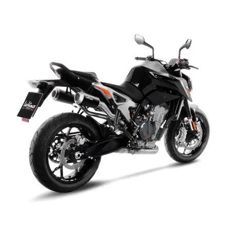 LEOVINCE KTM 790 DUKE / 890 / 2018 2023 LV-10 INOX BLACK DOUBLE pot échappement NON HOM - 15228BU