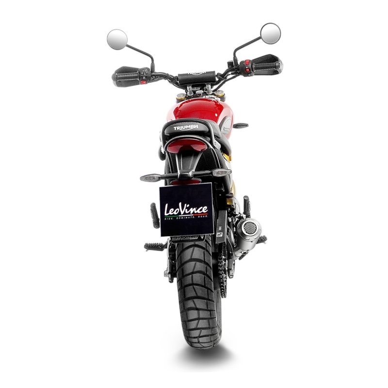 LEOVINCE TRIUMPH SPEED 400 / SCRAMBLER / 2024 2025 LV-10 INOX pot échappement NON HOM - 15268U
