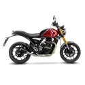 LEOVINCE TRIUMPH SPEED 400 / SCRAMBLER / 2024 2025  LV-10 INOX BLACK silencer exhaust NOT APP - 15268BU