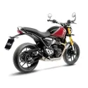 LEOVINCE TRIUMPH SPEED 400 / SCRAMBLER / 2024 2025  LV-10 INOX BLACK silencer exhaust NOT APP - 15268BU