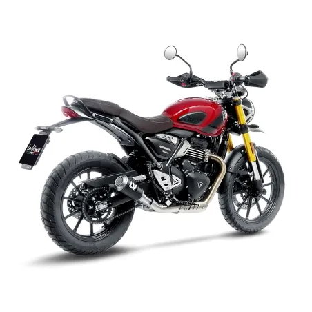 LEOVINCE TRIUMPH SPEED 400 / SCRAMBLER / 2024 2025 LV-10 CARBON silencer exhaust NOT APP -15218CU