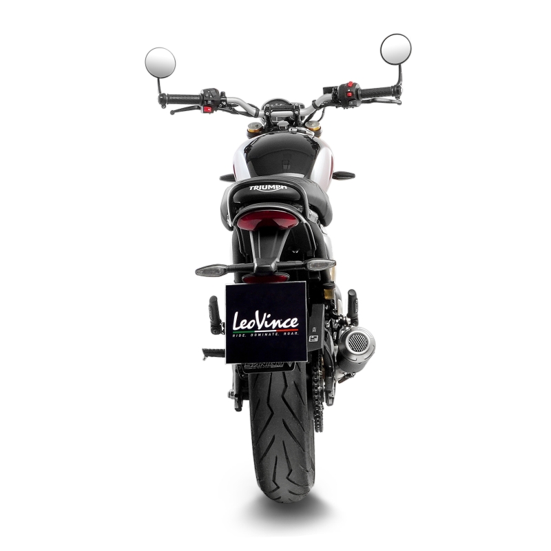 LEOVINCE TRIUMPH SPEED 400 / SCRAMBLER / 2024 2025 LV-10 CARBONE pot échappement NON HOM - 15218CU