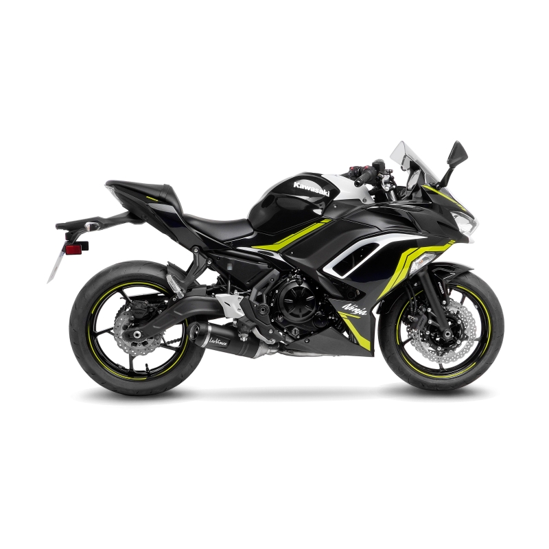 LEOVINCE KAWASAKI Z 650 / RS / VERSYS / NNJA / 2021 2025 LV ONE EVO INOX BLACK ligne complète NON HOM - 14379ENU