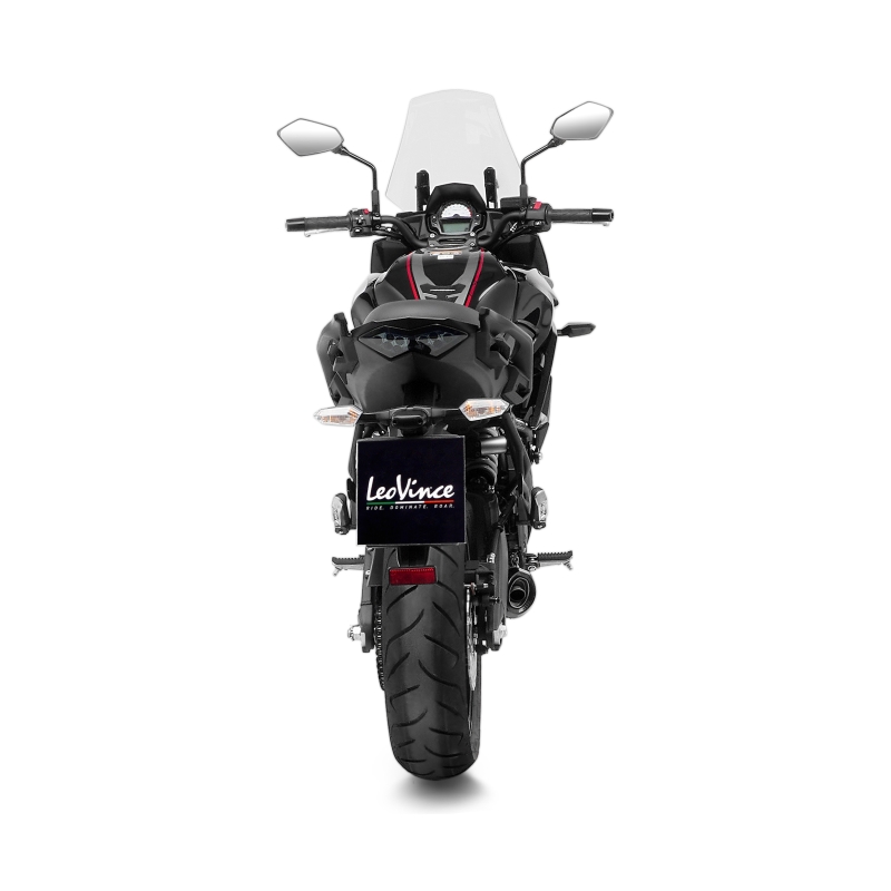 LEOVINCE KAWASAKI Z 650 / RS / VERSYS / NNJA / 2021 2025 LV ONE EVO INOX BLACK ligne complète NON HOM - 14379ENU