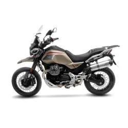 LEOVINCE GUZZI V85 TT / 2019 2025 LV ONE EVO INOX silencer exhaust EURO5+ - 14454E