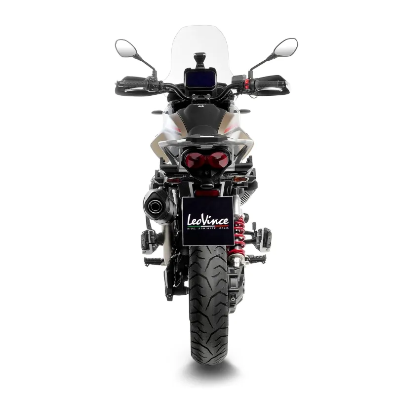 LEOVINCE GUZZI V85 TT / 2019 2025 LV ONE EVO INOX silencer exhaust EURO5+ - 14454E