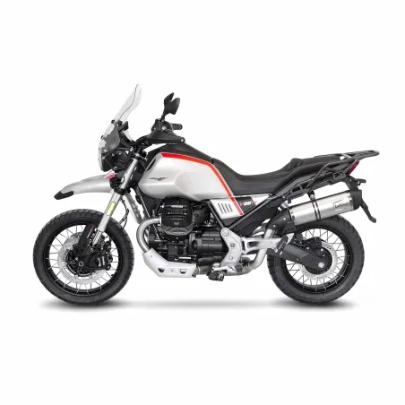LEOVINCE GUZZI V85 TT / 2019 2025 LV ONE EVO INOX silencer exhaust EURO5+ - 14454E
