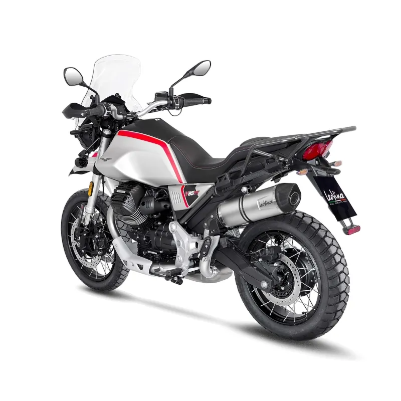 LEOVINCE GUZZI V85 TT / 2019 2025 LV ONE EVO INOX silencer exhaust EURO5+ - 14454E