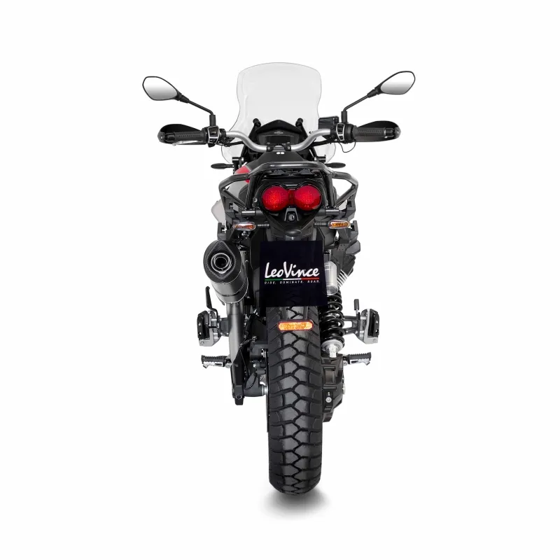LEOVINCE GUZZI V85 TT / 2019 2025 LV ONE EVO INOX silencer exhaust EURO5+ - 14454E
