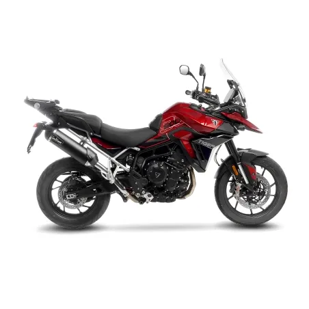 LEOVINCE TRIUMPH TIGER 900 GT / PRO / RALLY / 2024 2025 LV ONE EVO INOX BLACK silencer exhaust EURO5+ - 14450EB