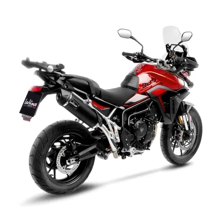 LEOVINCE TRIUMPH TIGER 900 GT / PRO / RALLY / 2024 2025 LV ONE EVO INOX BLACK silencer exhaust EURO5+ - 14450EB