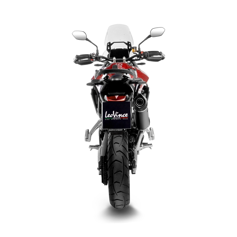 LEOVINCE TRIUMPH TIGER 900 GT / PRO / RALLY / 2024 2025 LV ONE EVO INOX BLACK pot échappement EURO5+ - 14450EB