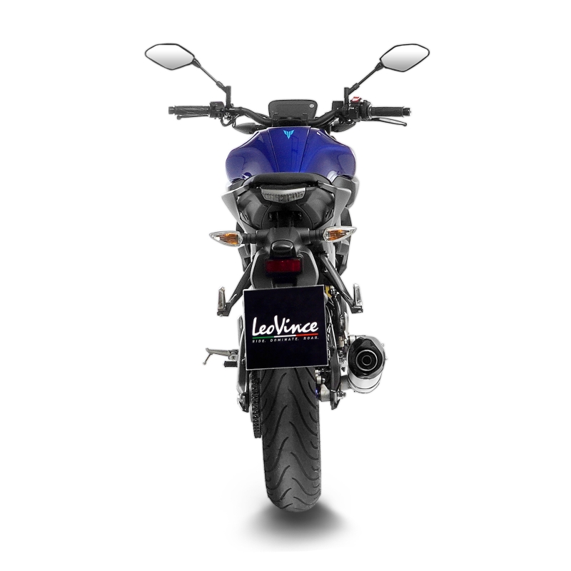 LEOVINCE YAMAHA MT-125 / XSR / YZF-R / 2021 2025 LV ONE EVO INOX ligne complète NON HOM - 14456EU