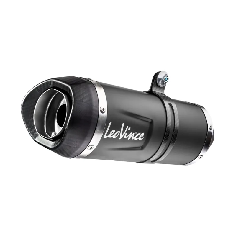 LEOVINCE YAMAHA MT-125 / XSR / YZF-R / 2021 2025 LV ONE EVO INOX BLACK complete line NOT APP - 14456EBU