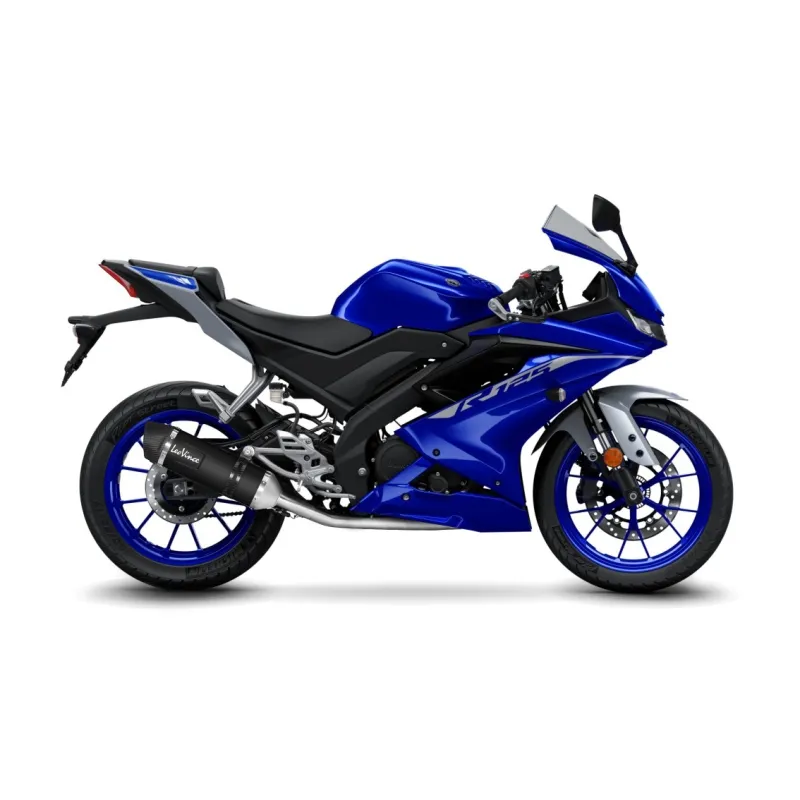 LEOVINCE YAMAHA MT-125 / XSR / YZF-R / 2021 2025 LV ONE EVO INOX BLACK complete line NOT APP - 14456EBU