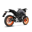 LEOVINCE YAMAHA MT-125 / XSR / YZF-R / 2021 2025 LV ONE EVO INOX BLACK complete line NOT APP - 14456EBU