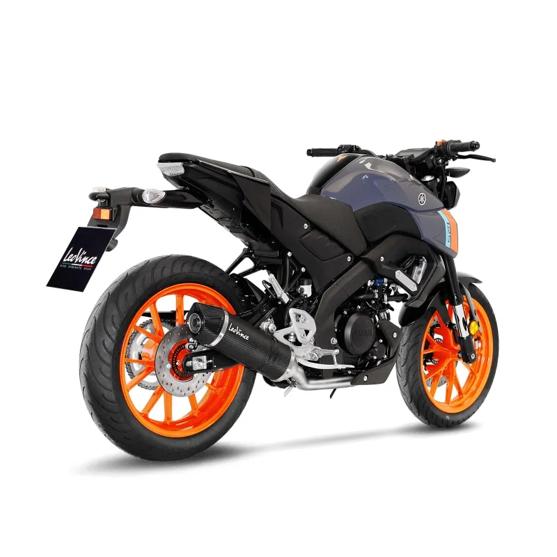 LEOVINCE YAMAHA MT-125 / XSR / YZF-R / 2021 2025 LV ONE EVO CARBONE ligne complète NON HOM - 14457EU