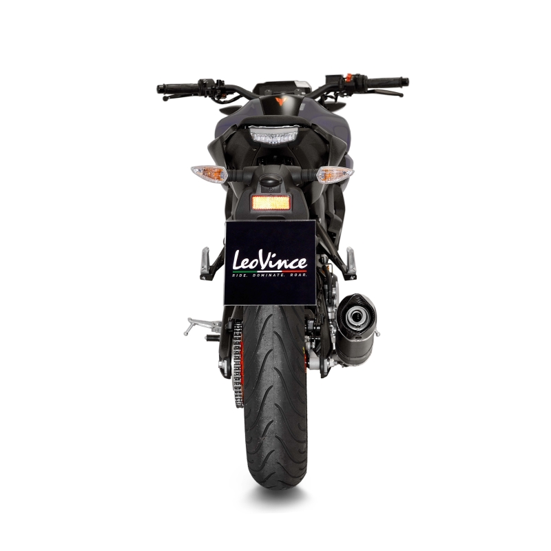 LEOVINCE YAMAHA MT-125 / XSR / YZF-R / 2021 2025 LV ONE EVO CARBONE ligne complète NON HOM - 14457EU
