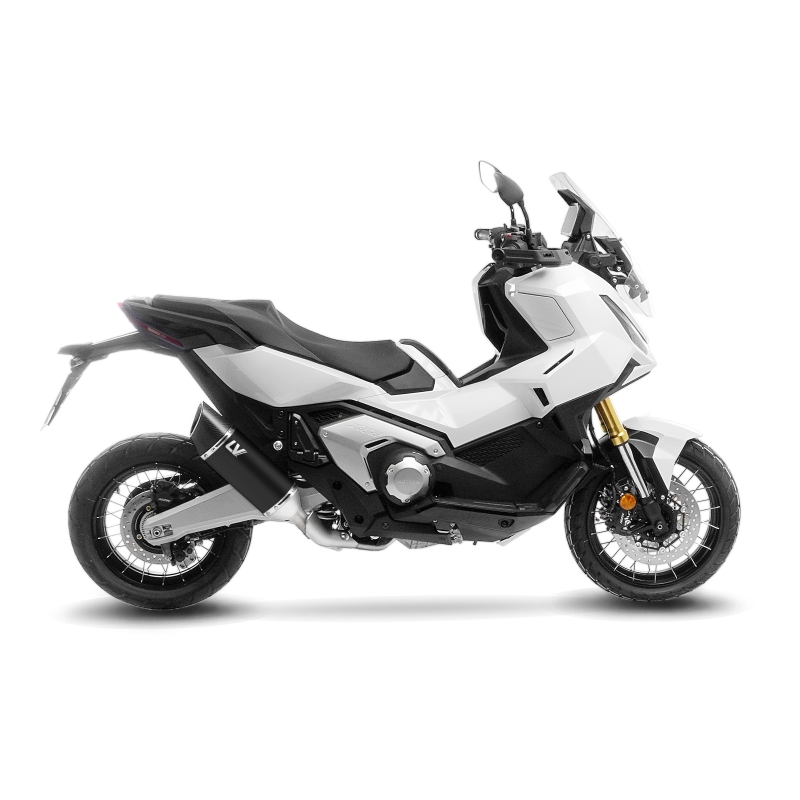 LEOVINCE HONDA X-ADV / 2017 2025 LV-14 R INOX BLACK pot d'échappement EURO5+ - 15614B