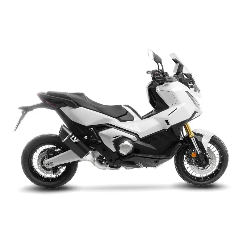 LEOVINCE HONDA X-ADV / FORZA 750 / 2017 2025 LV-14 R INOX BLACK pot d'échappement EURO5+ - 15614B