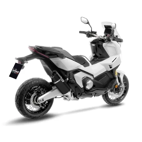 LEOVINCE HONDA X-ADV / FORZA 750 / 2017 2025  LV-14 R INOX BLACK exhaust  EURO5+ - 15614B