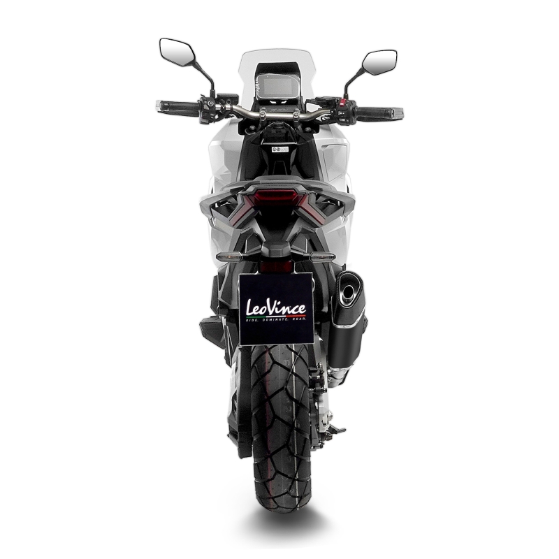 LEOVINCE HONDA X-ADV / 2017 2025 LV-14 R INOX BLACK pot d'échappement EURO5+ - 15614B