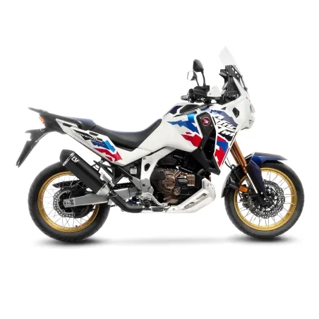 LEOVINCE HONDA CRF 1100 L AFRICA TWIN / ADV / 2024 2025 LV-14 R INOX BLACK pot d'échappement EURO5+ - 15616B