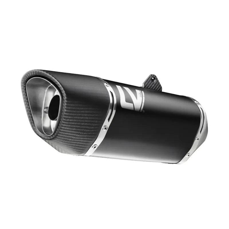 LEOVINCE KAWASAKI NINJA 400 / 500 / Z 400 / 500 / SE / 2018 2025 LV-14 R INOX BLACK exhaust  EURO5+ - 15607B