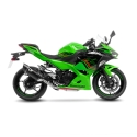 LEOVINCE KAWASAKI NINJA 400 / 500 / Z 400 / 500 / SE / 2018 2025 LV-14 R INOX BLACK exhaust  EURO5+ - 15607B