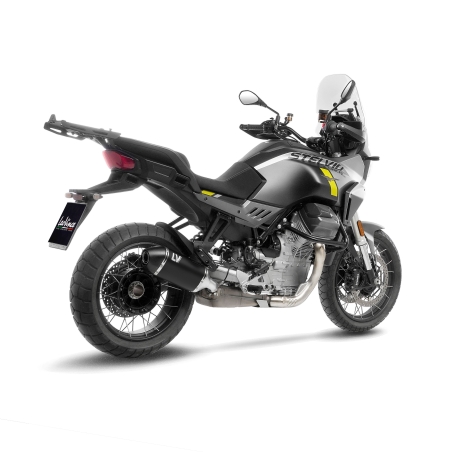 LEOVINCE MOTO GUZZI STELVIO / 2024 2025 LV-14 R INOX BLACK exhaust  EURO5+ - 15607B