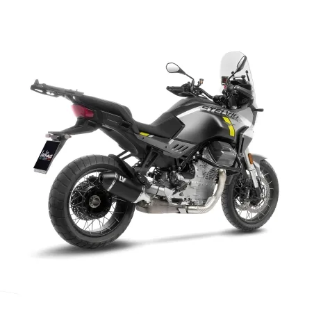 LEOVINCE MOTO GUZZI STELVIO / 2024 2025 LV-14 R INOX BLACK pot d'échappement EURO5+ - 15613B