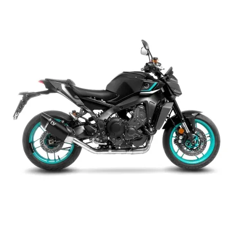 LEOVINCE YAMAHA MT-09 / XSR / SP /  2021 2025 LV-14 R INOX BLACK exhaust system EURO5+ - 15619BK