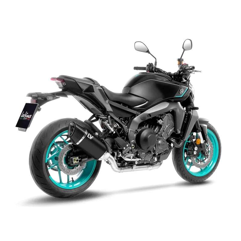 LEOVINCE YAMAHA MT-09 / XSR / SP /  2021 2025 LV-14 R INOX BLACK exhaust system EURO5+ - 15619BK