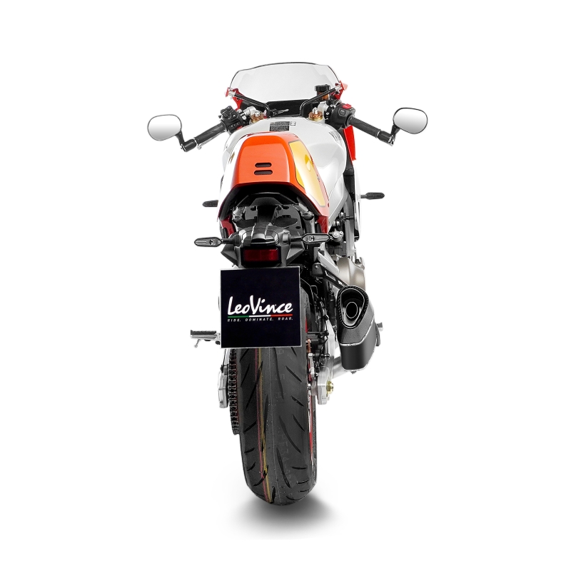 LEOVINCE YAMAHA MT-09 / XSR / SP /  2021 2025 LV-14 R INOX BLACK exhaust system EURO5+ - 15619BK