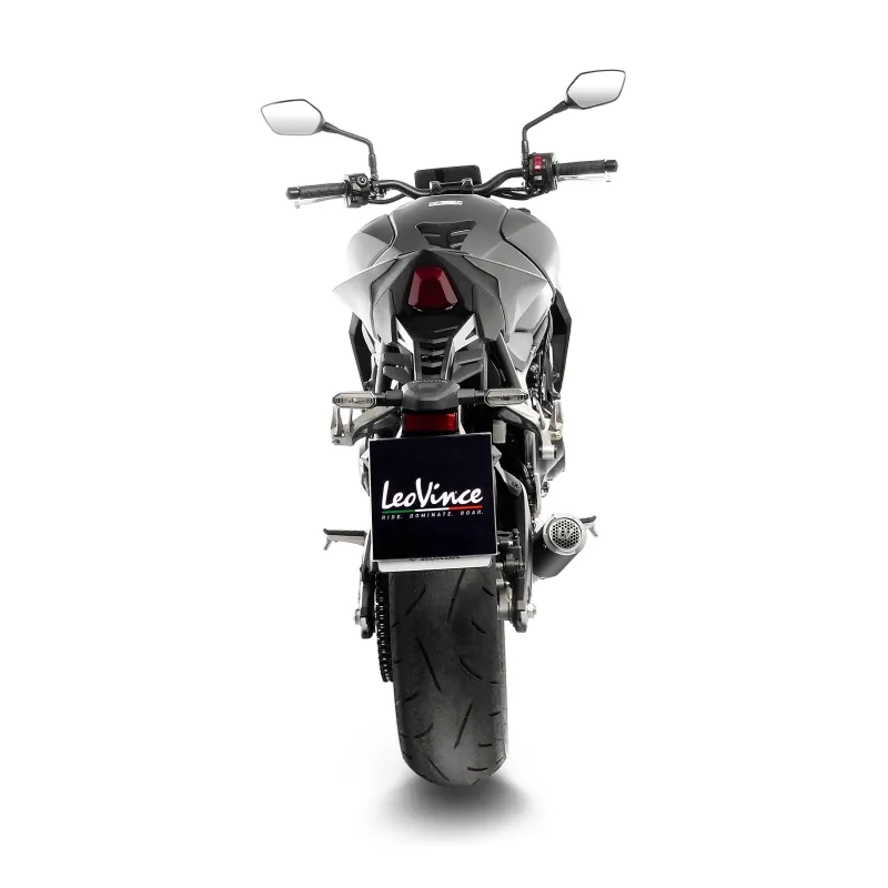 LEOVINCE HONDA CB 1000 HORNET / 2025 LV CORSA S INOX BLACK exhaust NOT APP- 15412SBU