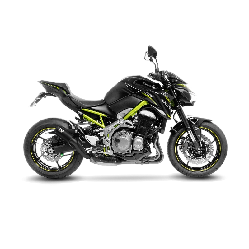 LEOVINCE KAWASAKI Z 900 / A2 / 2017 2025 LV CORSA S INOX FULL BLACK exhaust EURO5+ - 15402SFB